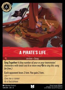 Disney Lorcana A Pirate's Life