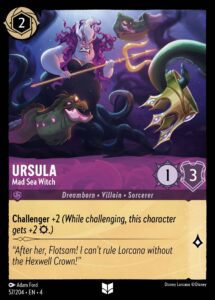 Disney Lorcana Ursula - Mad Sea Witch